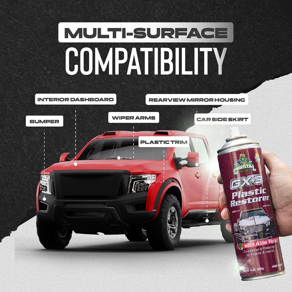 クリーンアップクリスタル Cristal Products GX-3 Plastic Restorer (2), Plastic Care